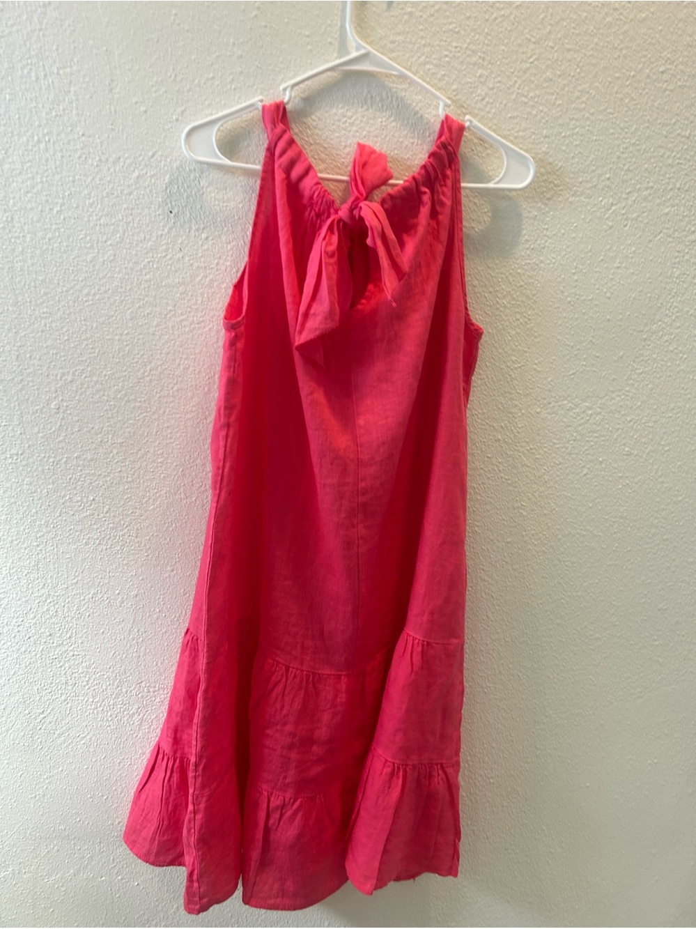 Relaxed Midi Dress in Bright Pink - Picture 4 of 7